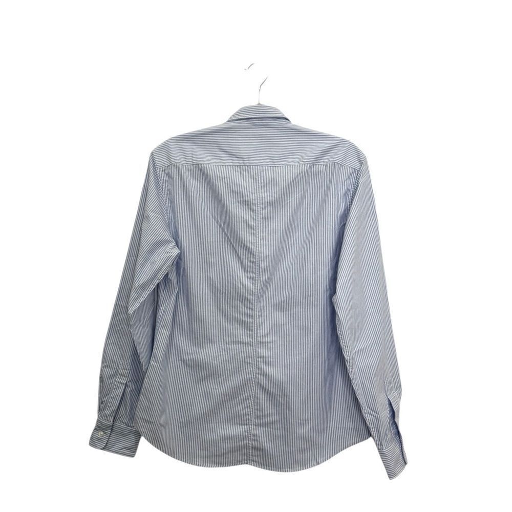 NEW FRANK & Eileen Finbar button down organic cotton shirt in blue stripe - Picture 7 of 7